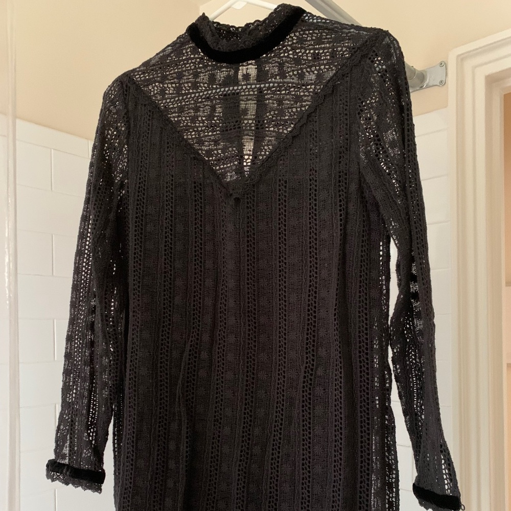 Elegant Black Sezane Robe Lila Dress Size 36 (France)